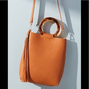 Anthropologie Lucite-handled Tote Bag